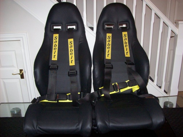 Seats and belts for sale